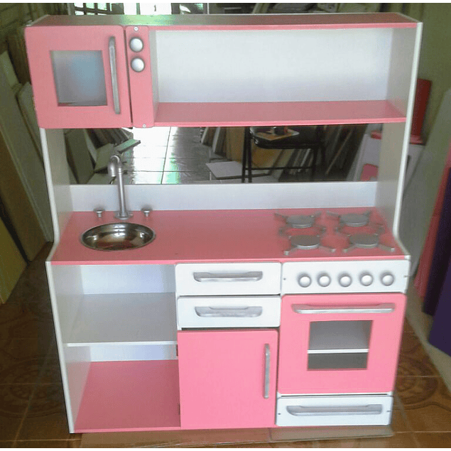 Mueble de cocina juguete, grande de colores