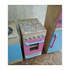 Cocina de madera juguete natural-color 