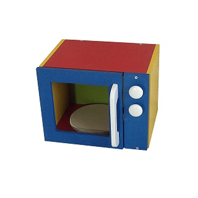 Microondas de madera juguete Color 