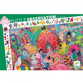 Puzzle observación - Carnaval de Rio - 200 piezas