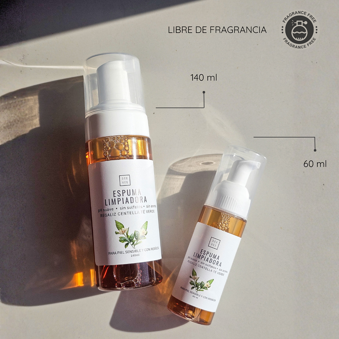 Espuma Limpiadora Facial Rosácea  2