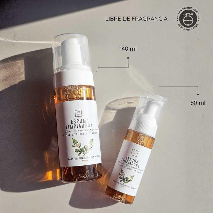Espuma Limpiadora Facial Rosácea  2