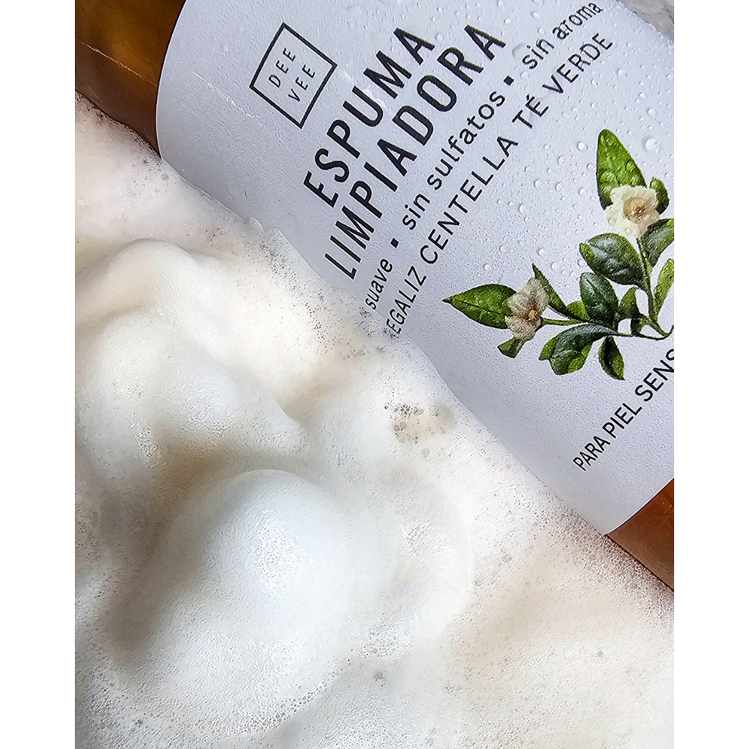 Espuma Limpiadora Facial Rosácea  3