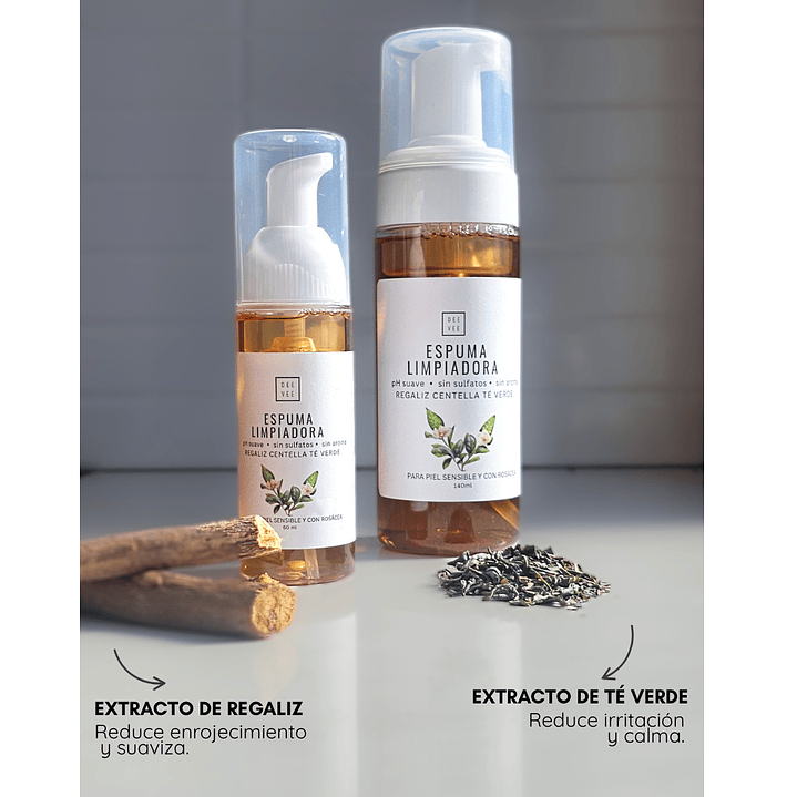 Espuma Limpiadora Facial Rosácea  4