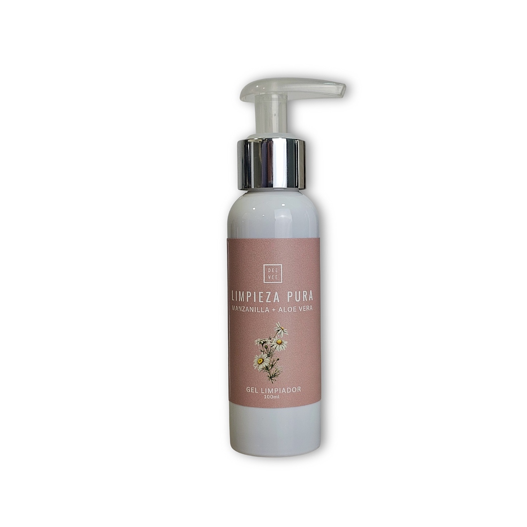 Gel Limpiador Manzanilla + Aloe Vera (Limpieza Suave) - 100ml 1
