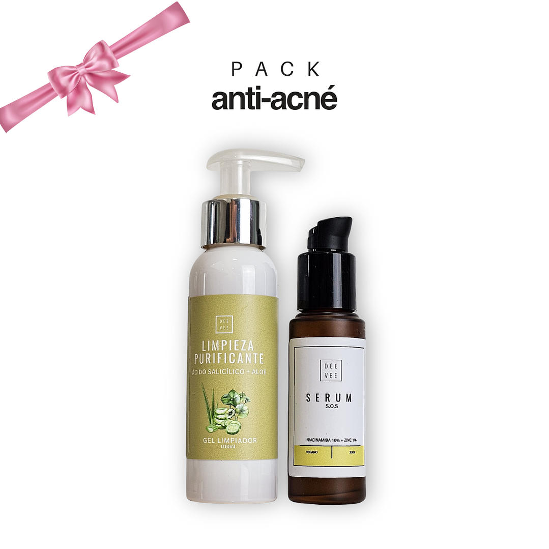 Pack Anti-Acné (Gel Limpiador + Serum SOS Niacinamida 10%) 1