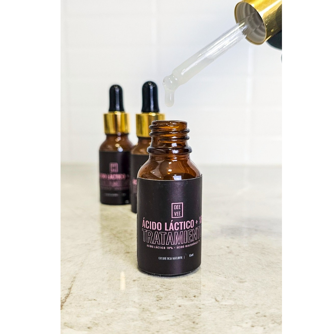 Sérum Exfoliante - Ácido Láctico 10% + Ácido Hialurónico 2% - 15ml 2