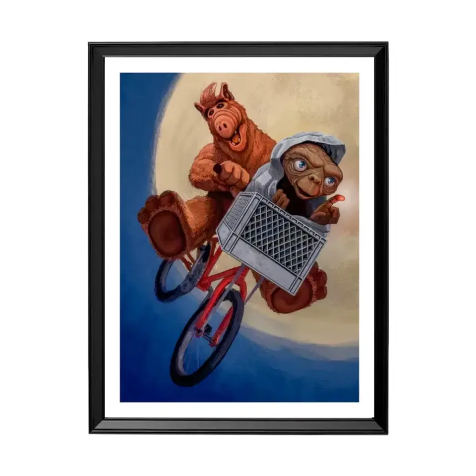 Cuadro Alf Y Et Enmarcados 1