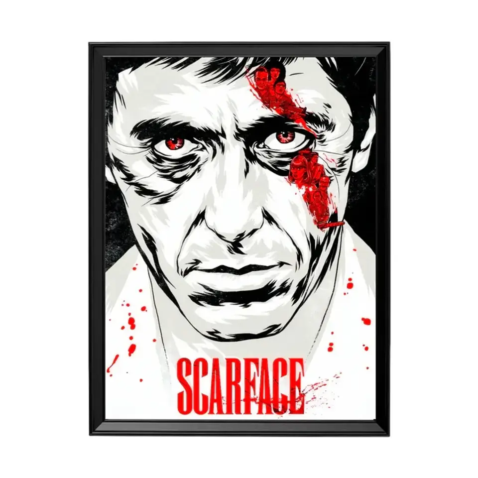 Cuadro Scarface (Cara-cortada) Al Pacino 1