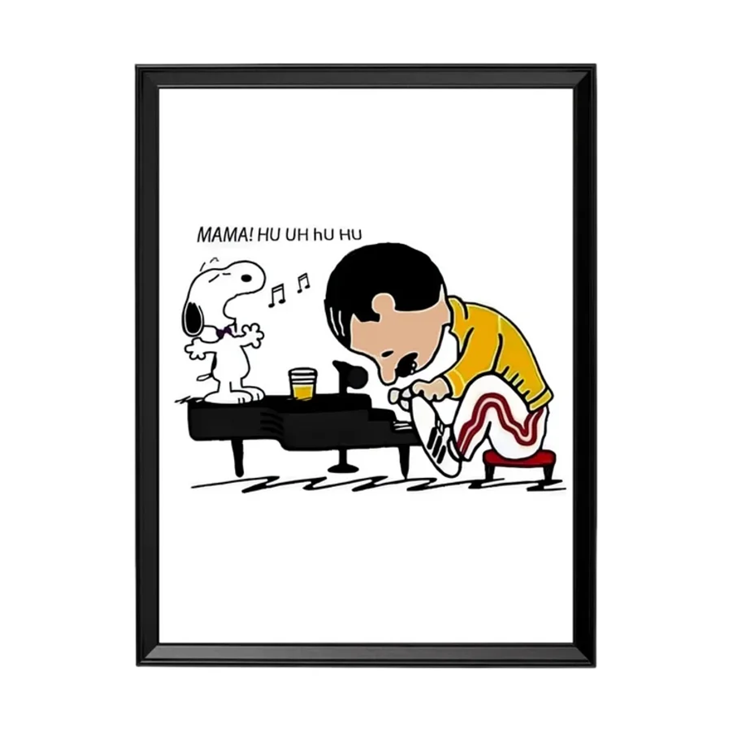 Snoopy Con Freddie Mercury 1