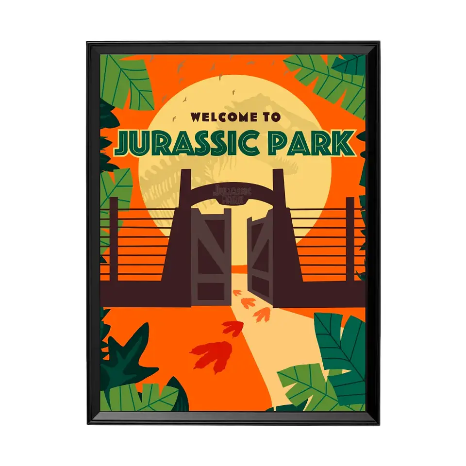 Cuadro Jurassic Park 1