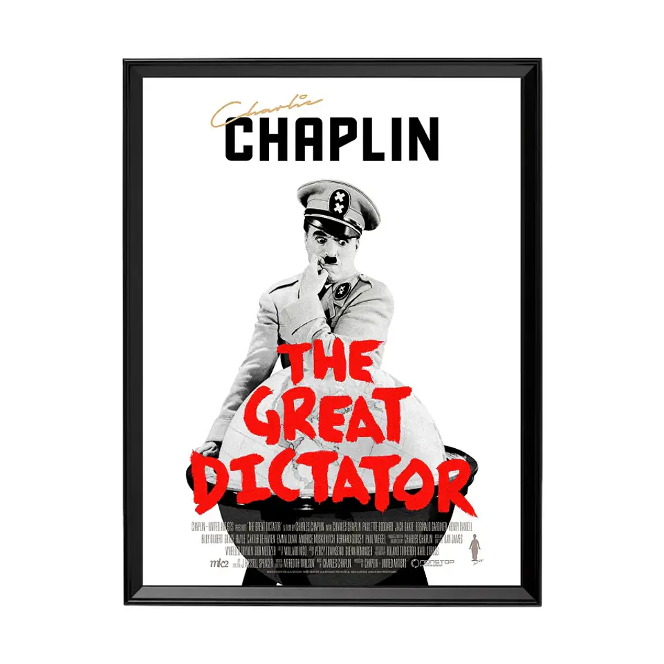 Cuadro El Gran Dictador (Charles Chaplin) 1