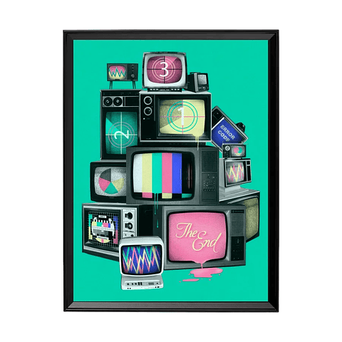 Cuadro Retro Tv