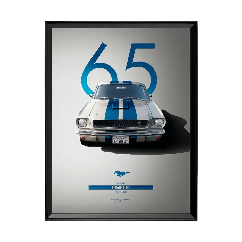 Cuadro Ford Mustang Shelby G.t. 350 1965 1