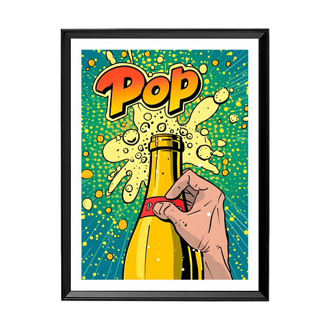 Cuadro Bebida Pop