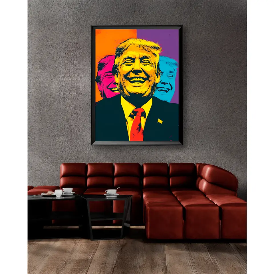 Cuadro Donald Trump Pop Art (Impacto Político) 2