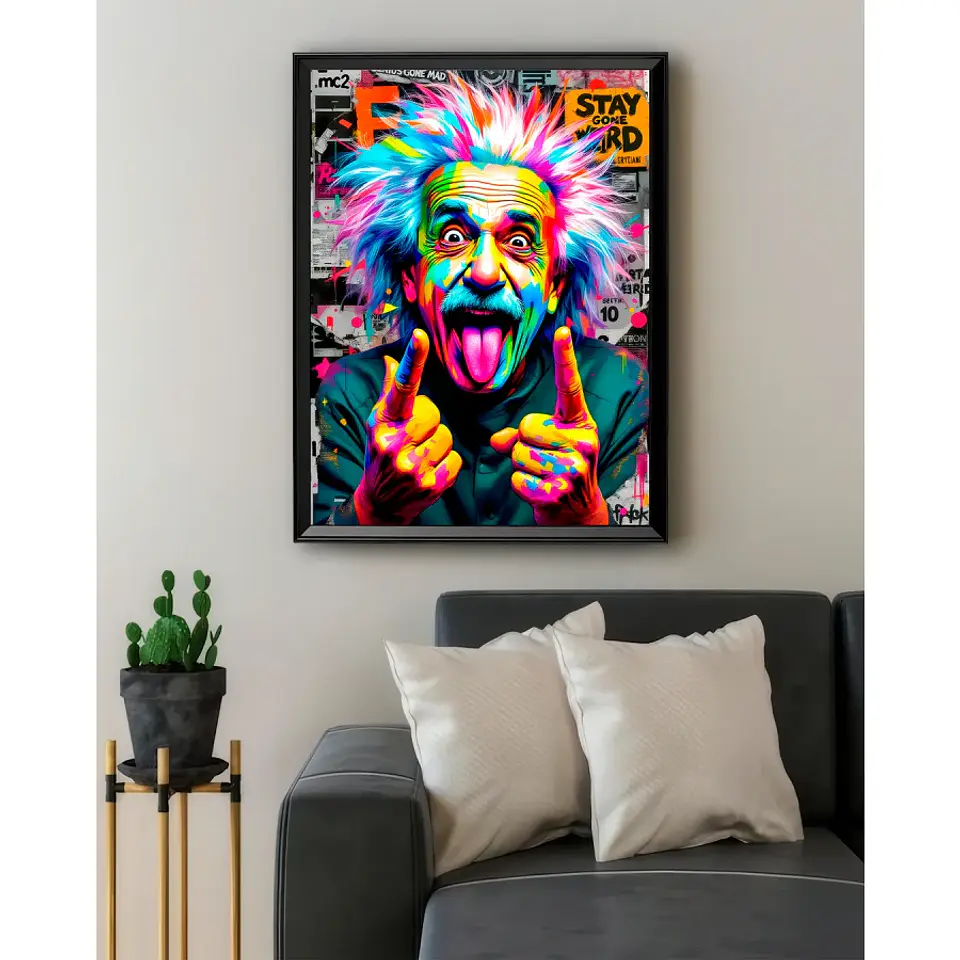 Cuadro Albert Einstein (Einstein Pop) 2