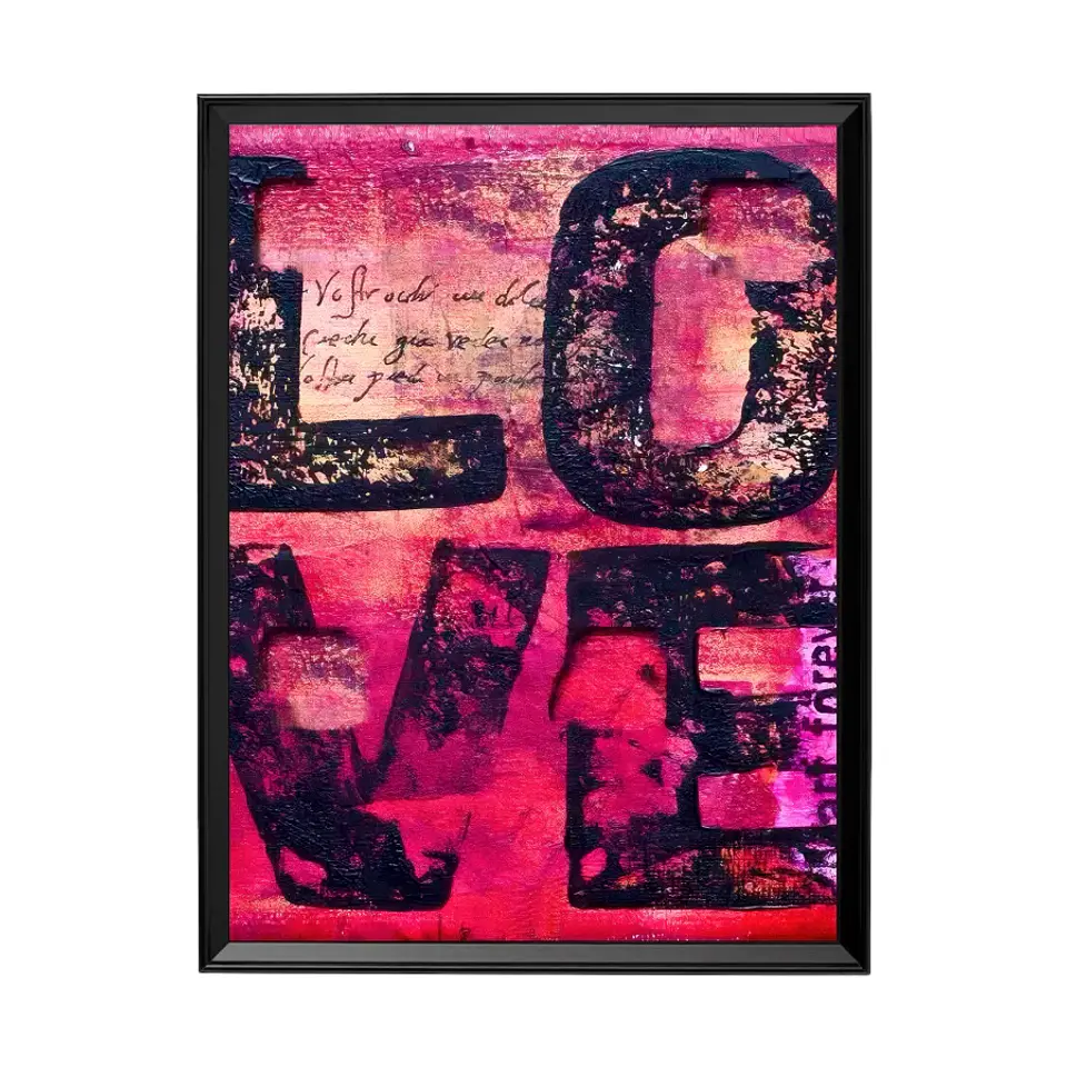 Cuadro Llama De Amor Pop 1