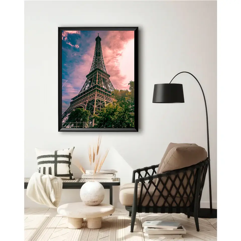 Cuadro Torre Eiffel Al Atardecer 2