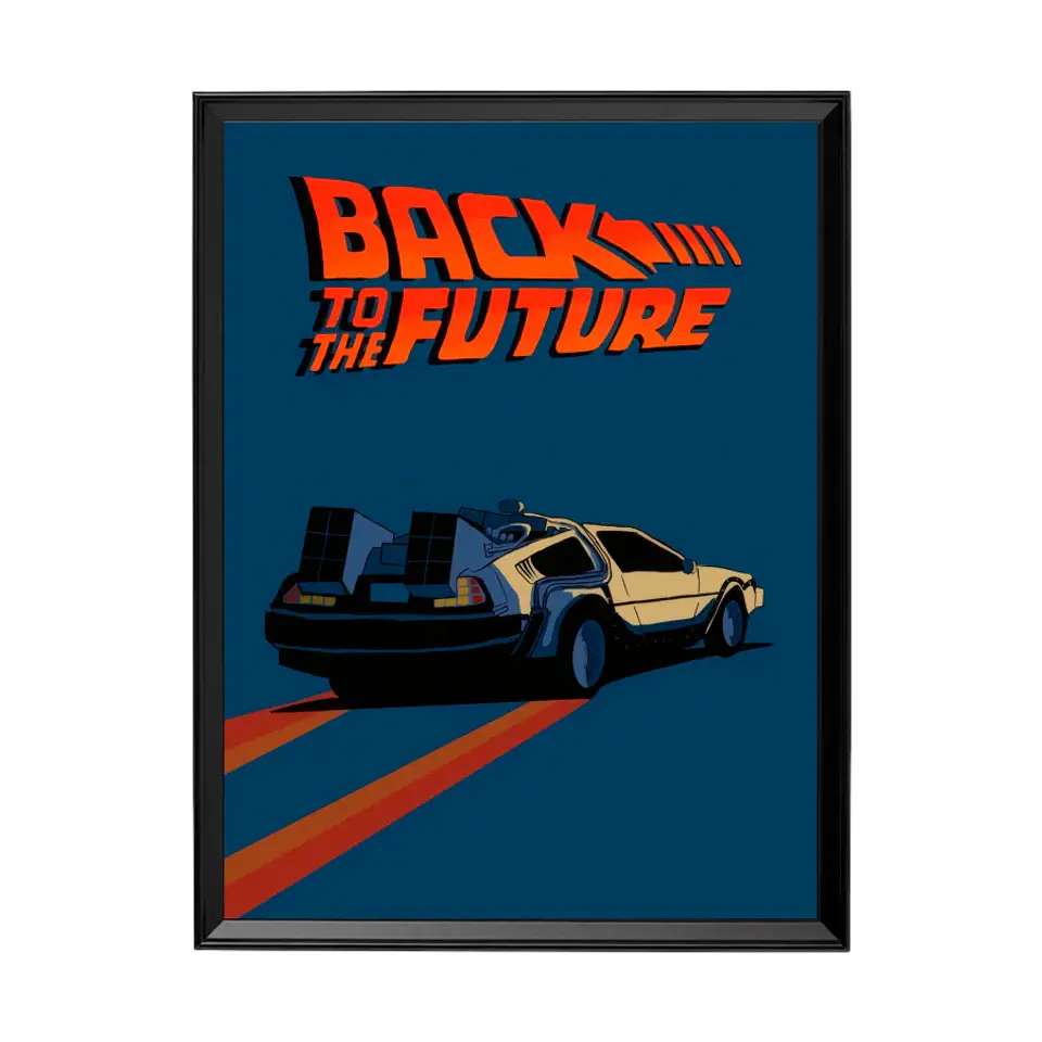 Cuadro Volver Al Futuro - Ilustración 1