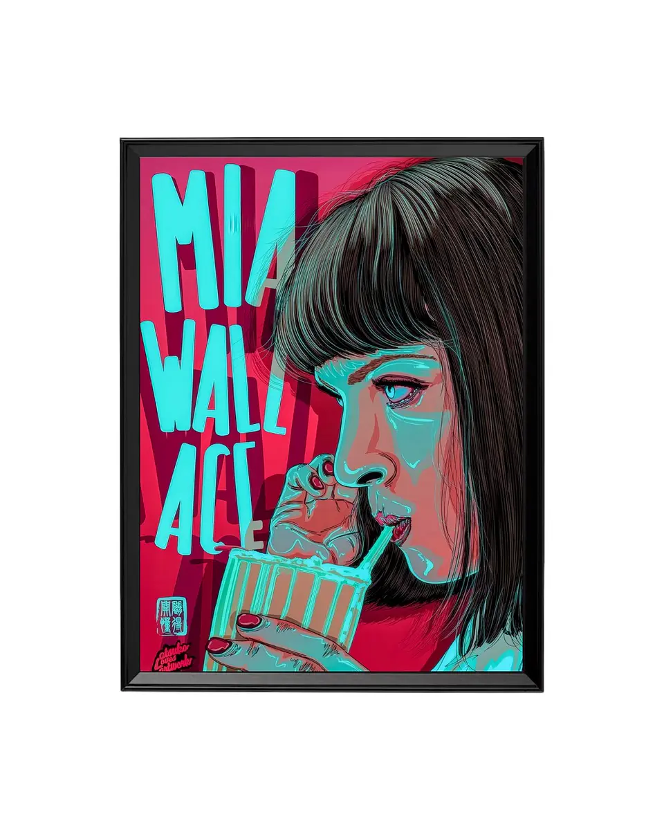 Cuadro Pulp Fiction - Mia Wallace 1