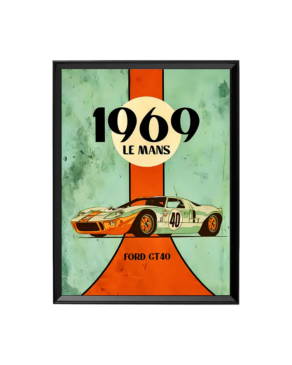 Cuadro Ford GT40 - Le Mans 1969 1