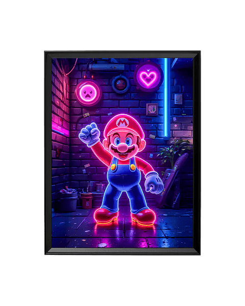 Super Mario Bros Neón