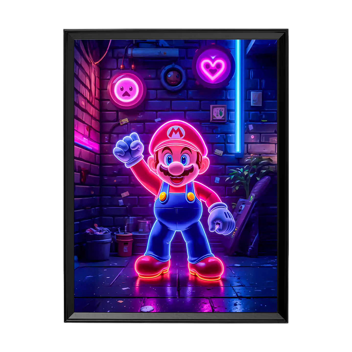 Super Mario Bros Neón 1