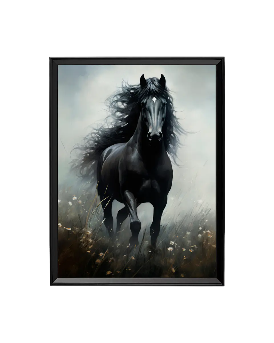 Cuadro Ébano Salvaje: El Espíritu Libre 1