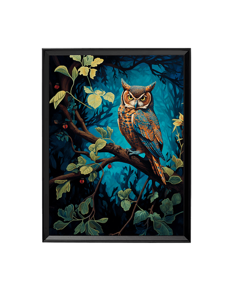 Misterio Nocturno: El Búho Vigilante