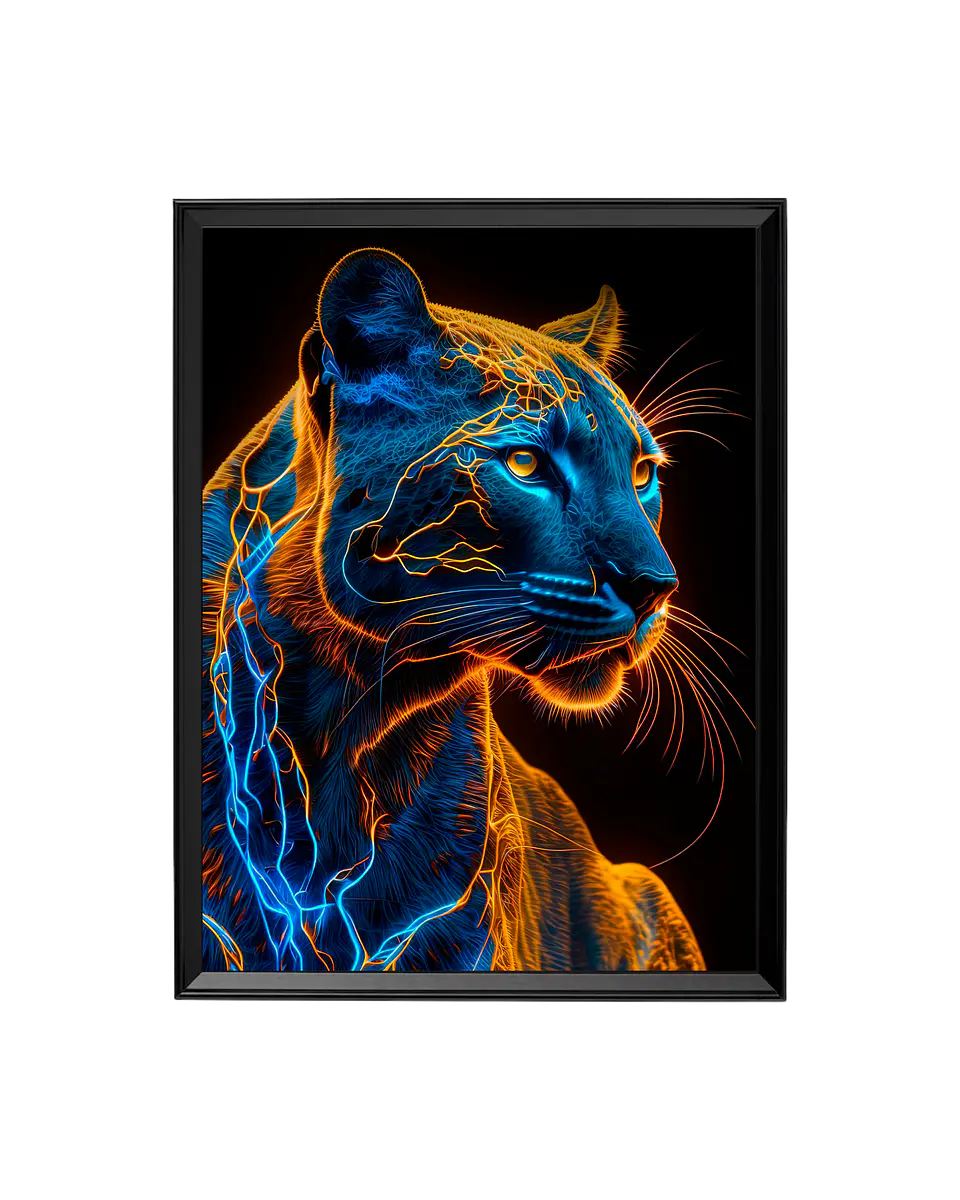 Cuadro Cuadro El Cazador de Neón 1