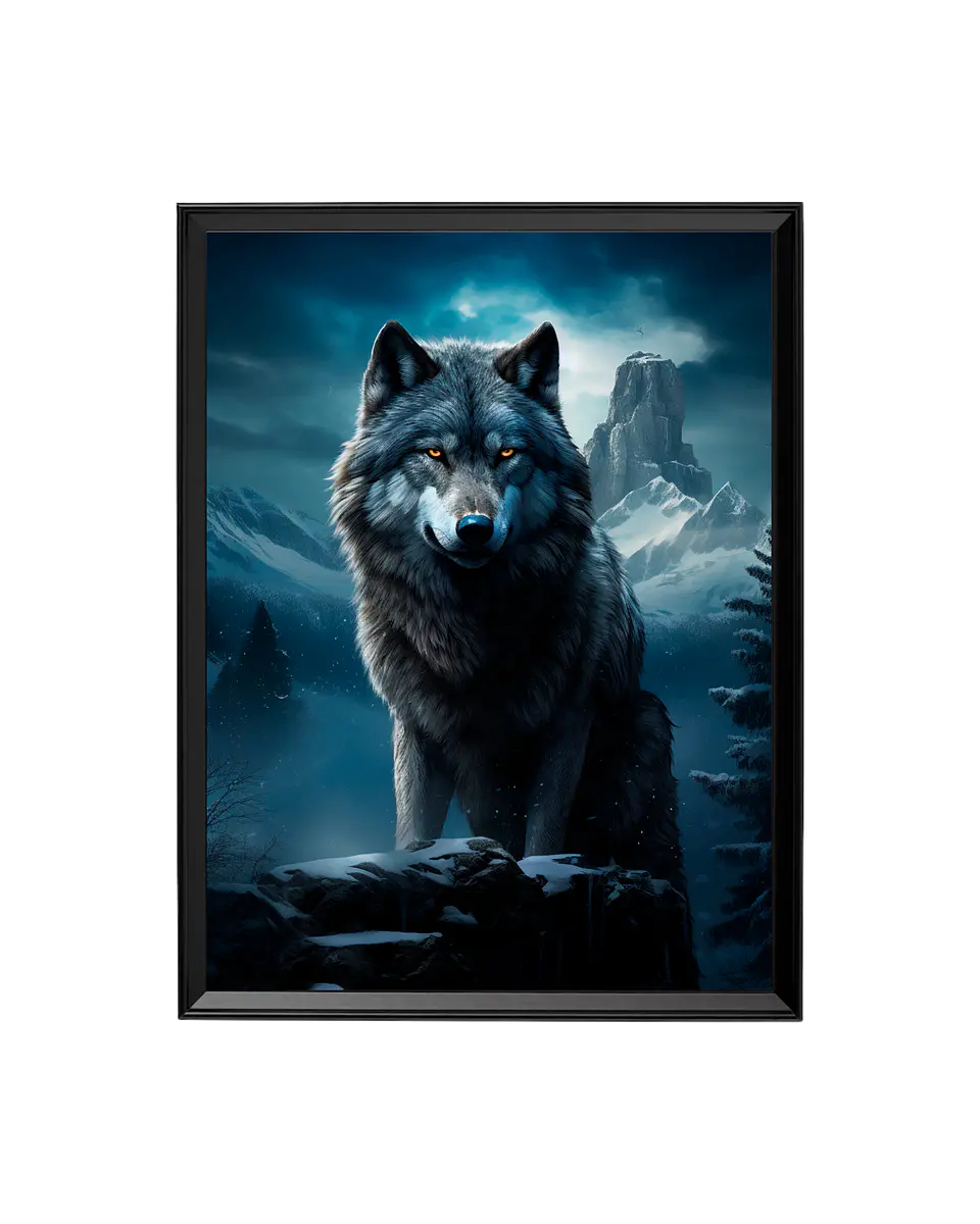 Cuadro El Lobo de las Cumbres 1