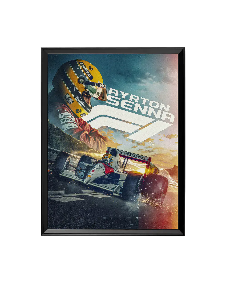 Cuadro Ayrton Senna 1