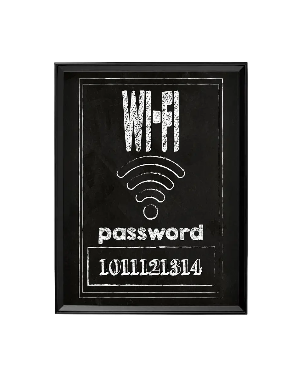 Cuadro Wi-Fi Password - La Clave de la Conexión 1
