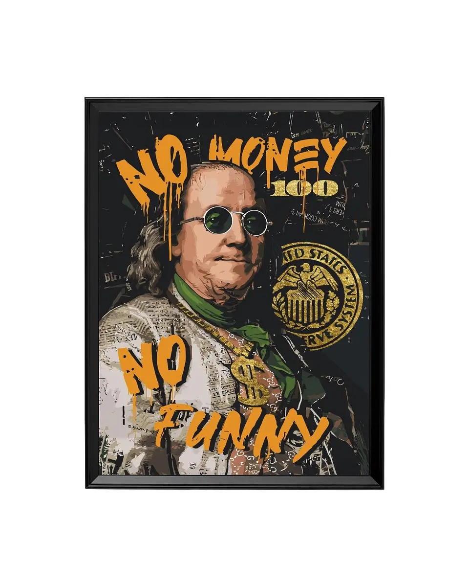 Cuadro No Money, No Funny - El Franklin Rebelde 1