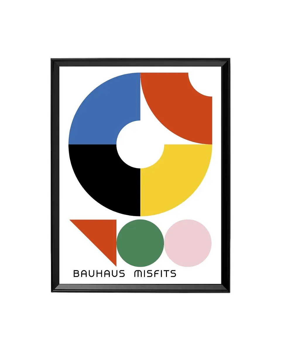 Cuadro Bauhaus Misfits 1