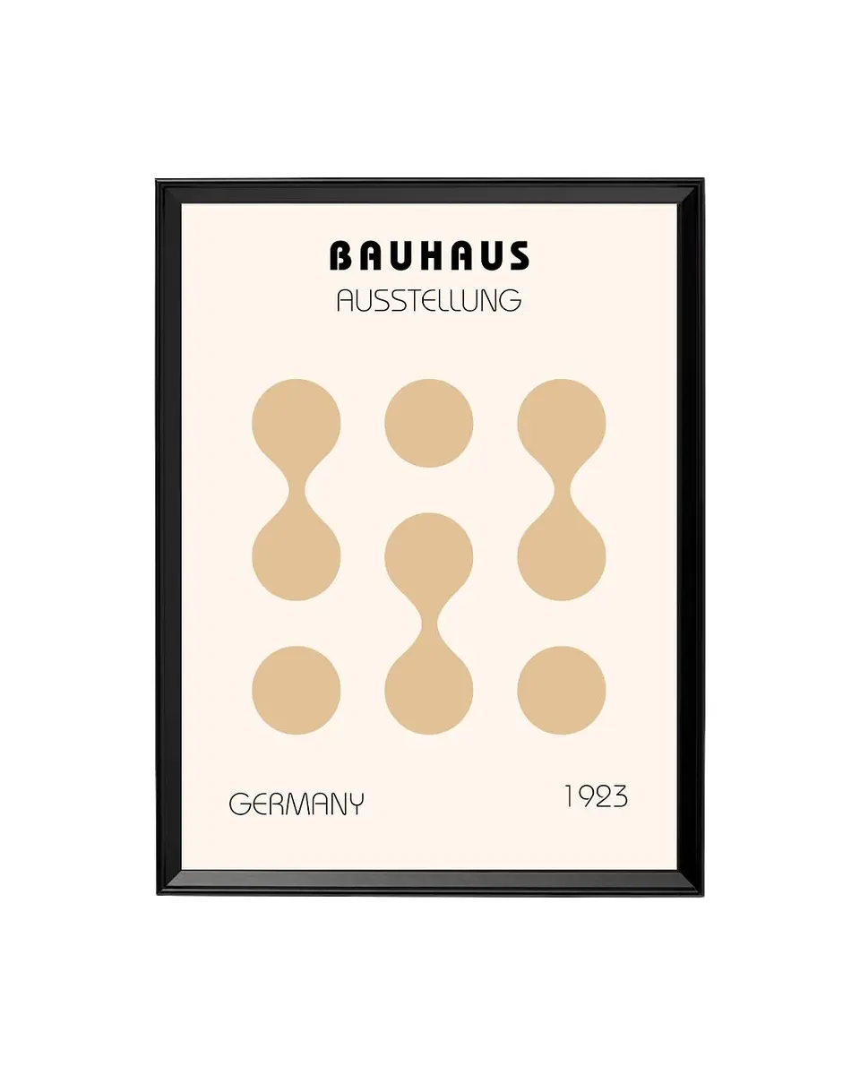 Cuadro Bauhaus Ausstellung - La Elegancia del Minimalismo 1