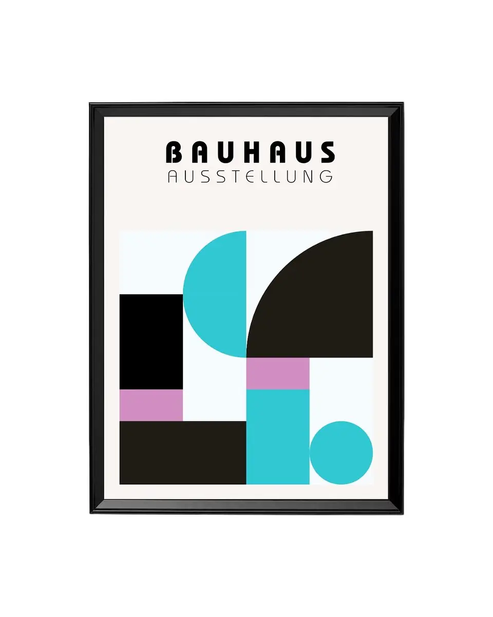 Cuadro Bauhaus Ausstellung - La Armonía del Color 1