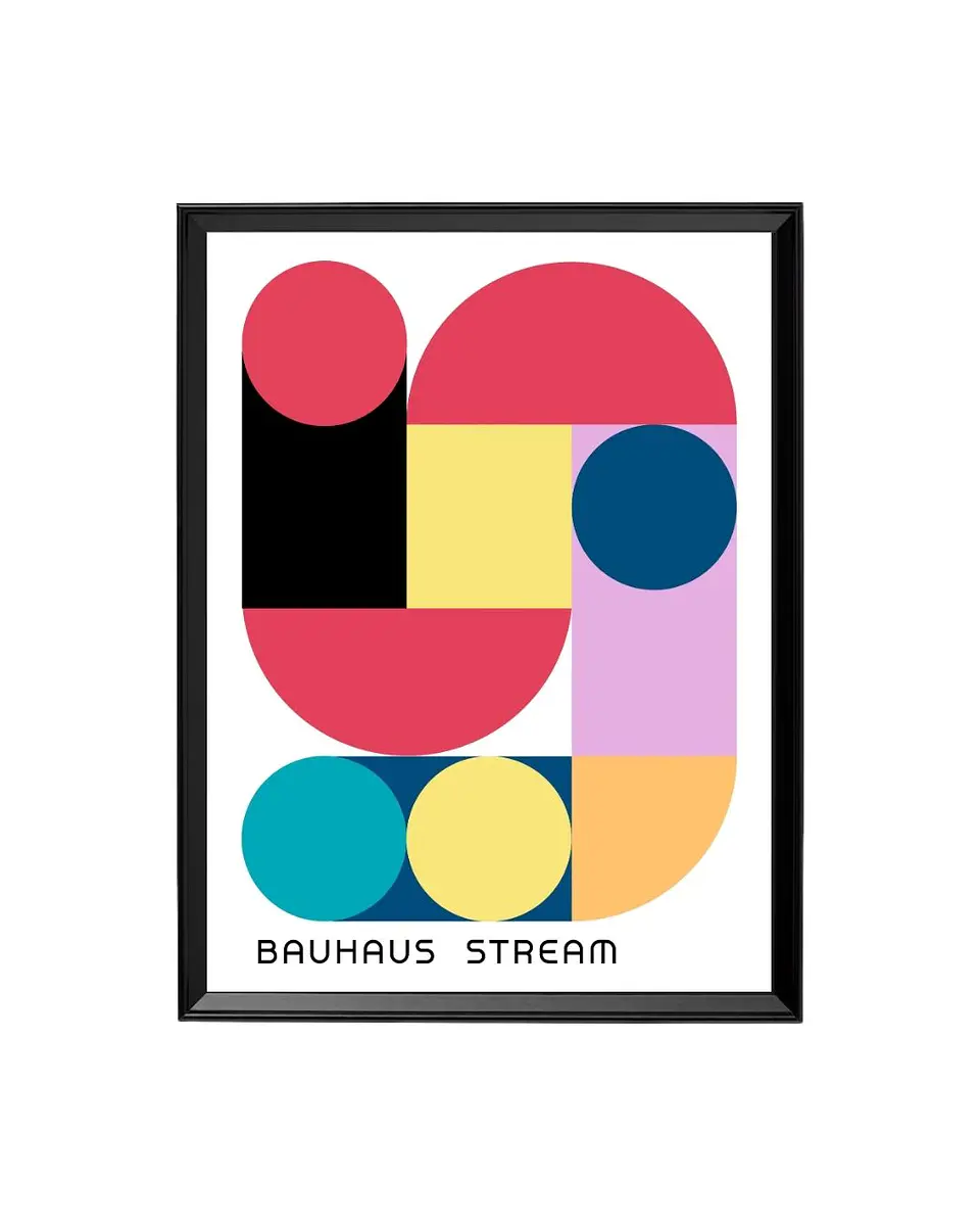Cuadro Bauhaus Stream 1
