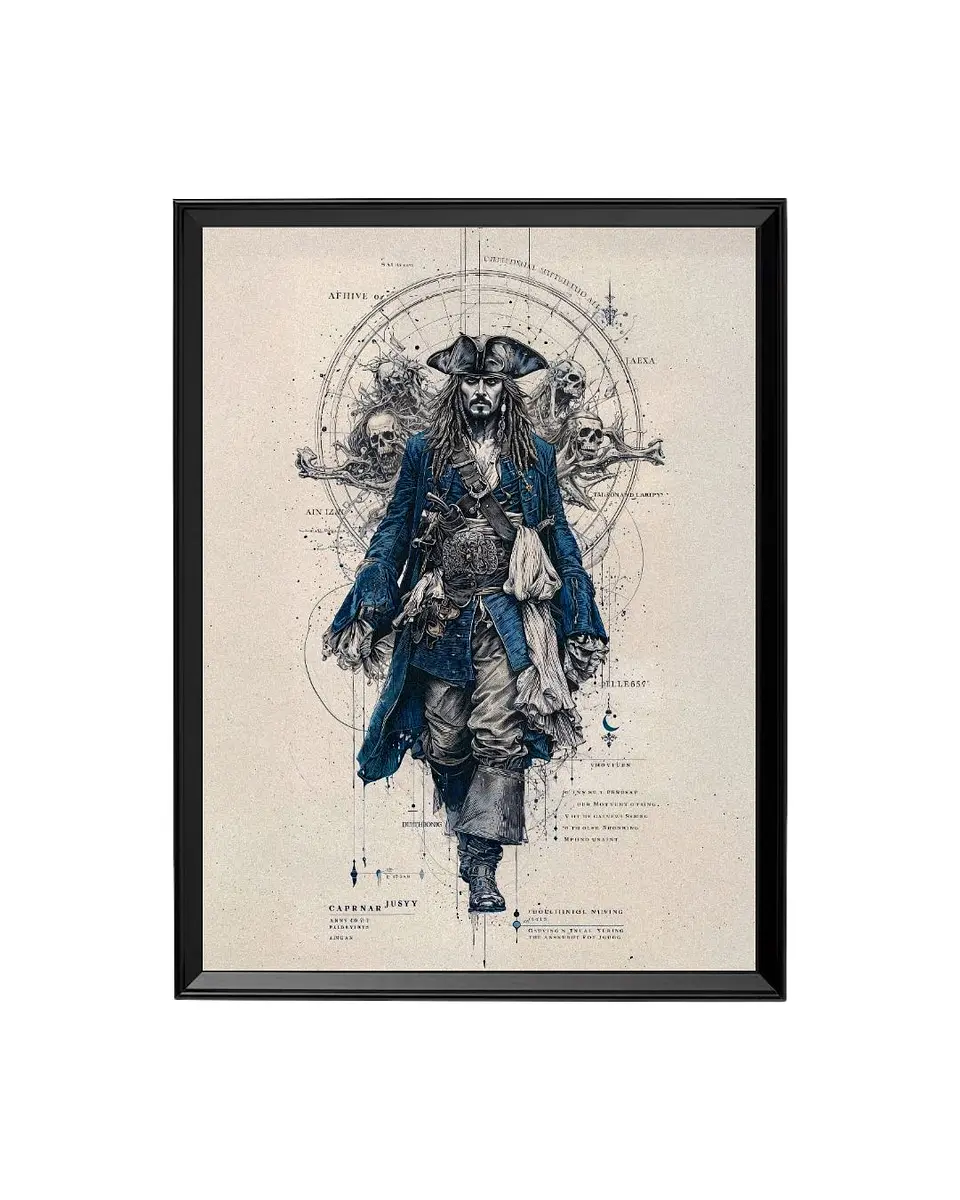 Cuadro Piratas del Caribe - Jack Sparrow 1