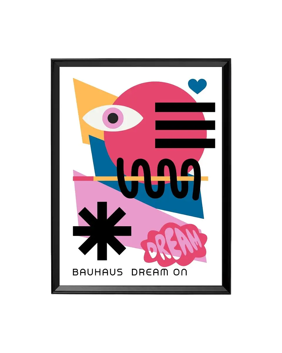 Cuadro Bauhaus dream on 1