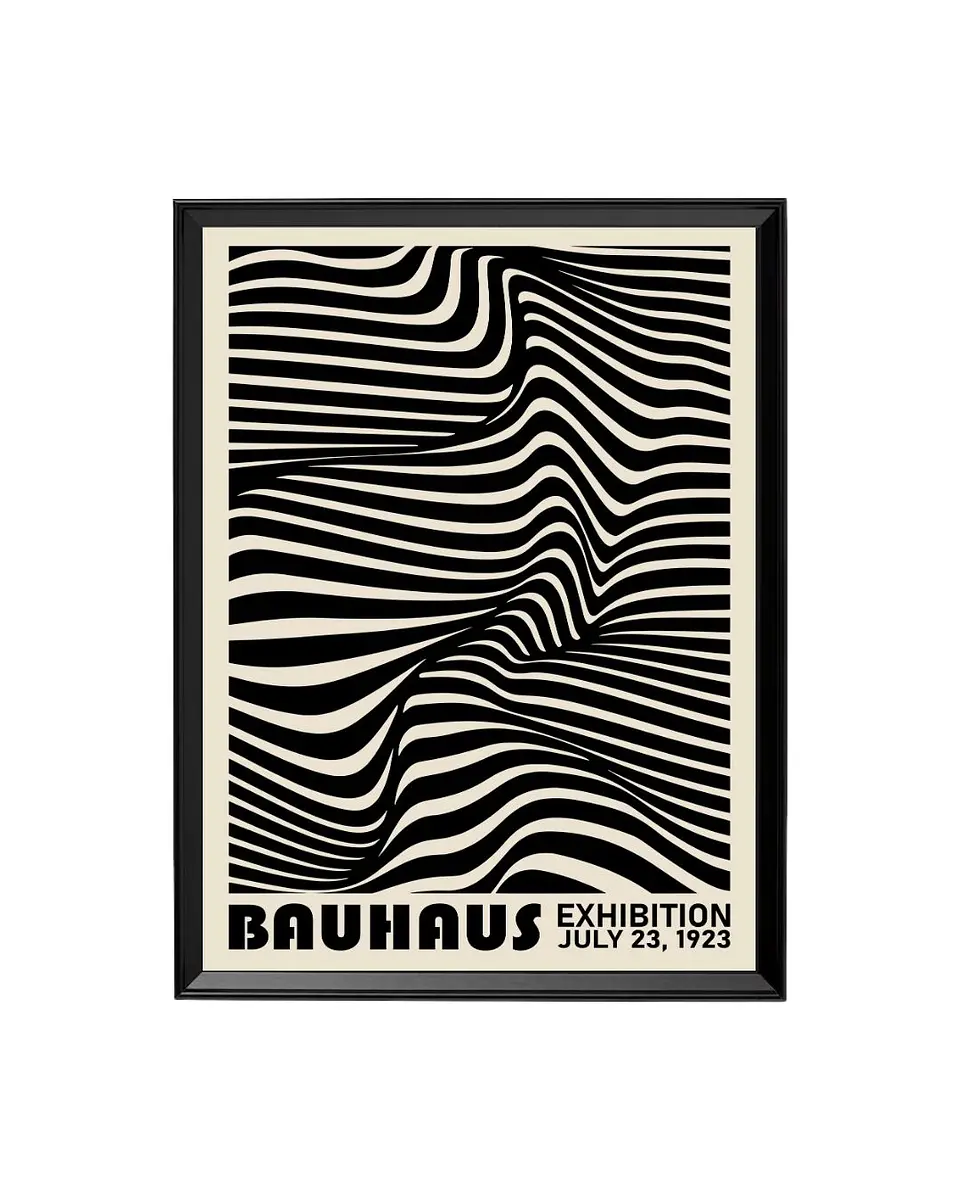 Cuadro Bauhaus Op Art: La ilusión del movimiento 1