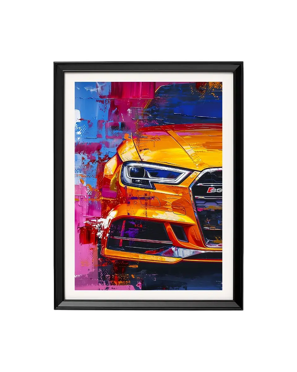 Cuadro Audaz RS3 - Pinceladas de velocidad 1