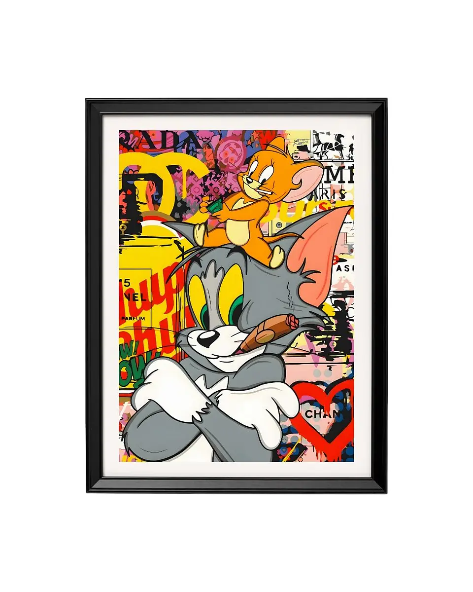 Cuadro Tom y Jerry Pop Art 1
