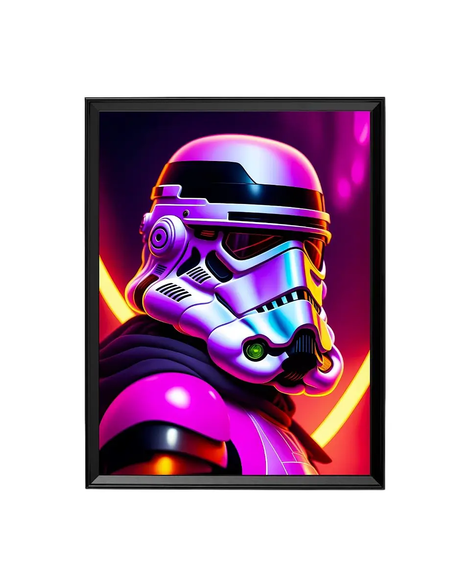 Cuadro StormTrooper Neón 1