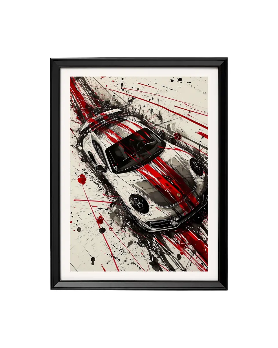 Cuadro Porsche GT - Velocidad y adrenalina 1