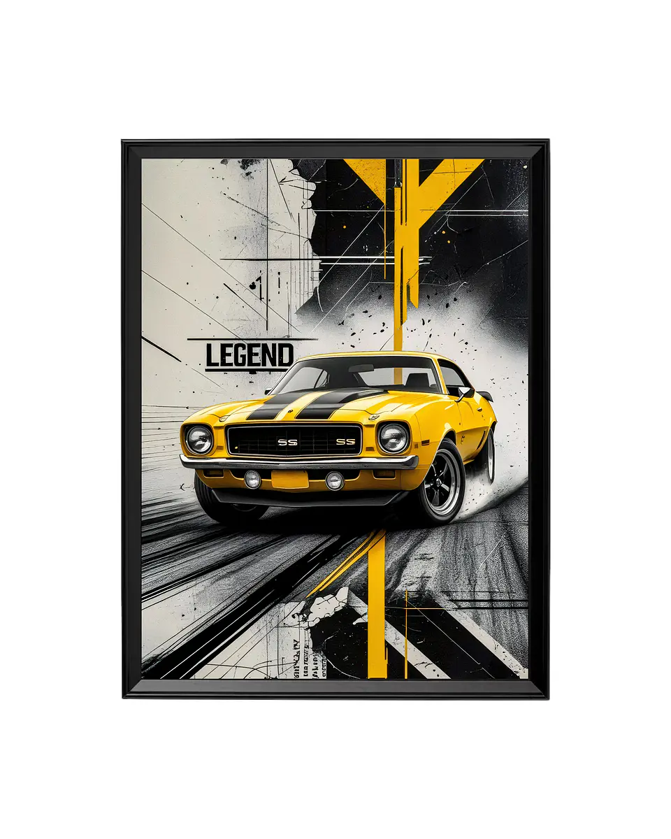 Cuadro Camaro SS - El rugido de la leyenda 1