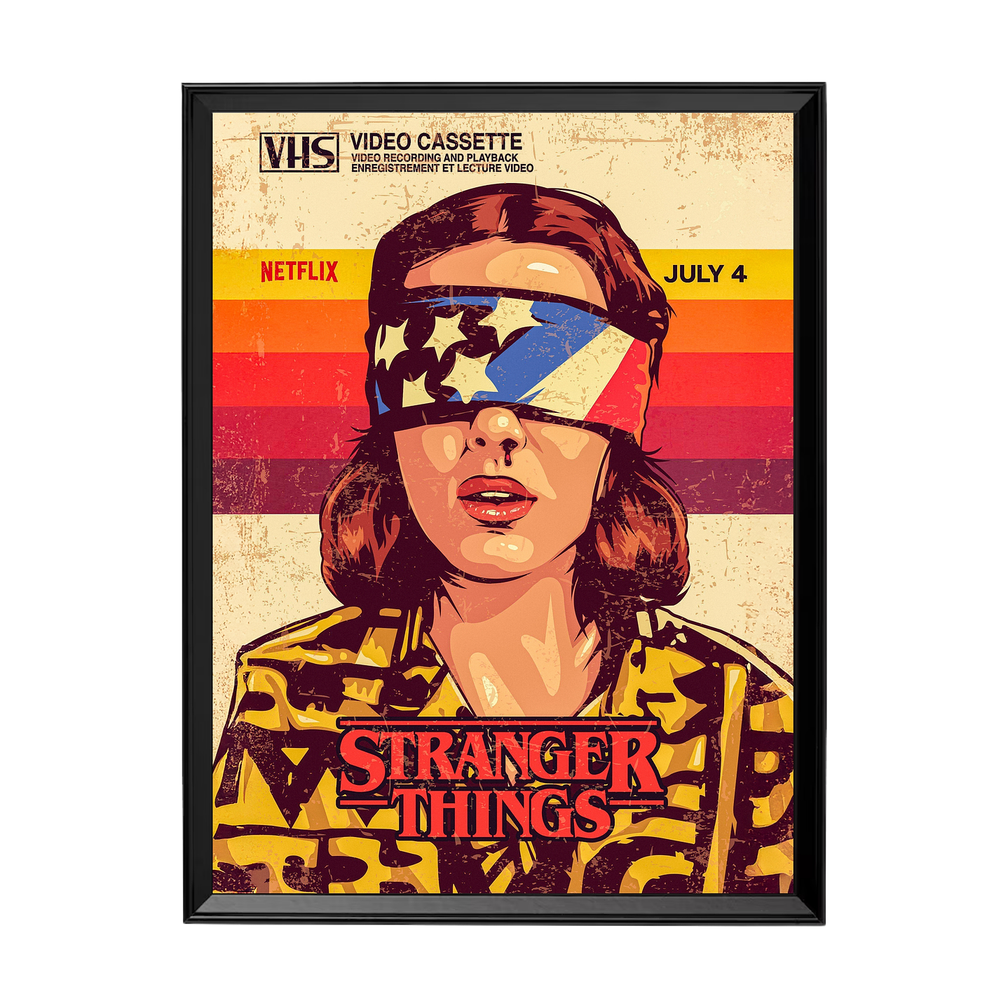 Eleven: Estilo VHS de Stranger Things 1