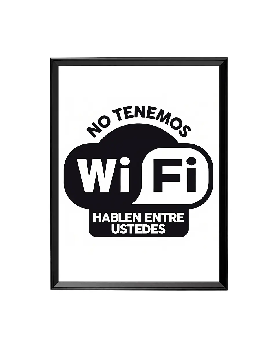 Cuadro WiFi - La Ironía Social 1