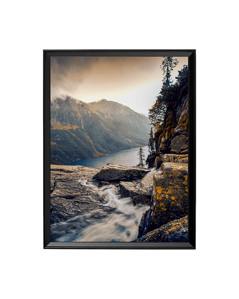 Cuadro Mirador Alpino - Grandeza y Meditación